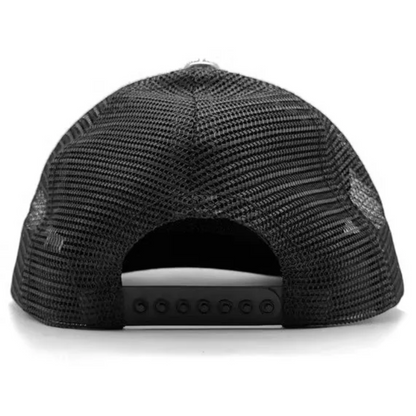 Chrome Hearts FUCK Hollywood Trucker Hat Black/Black