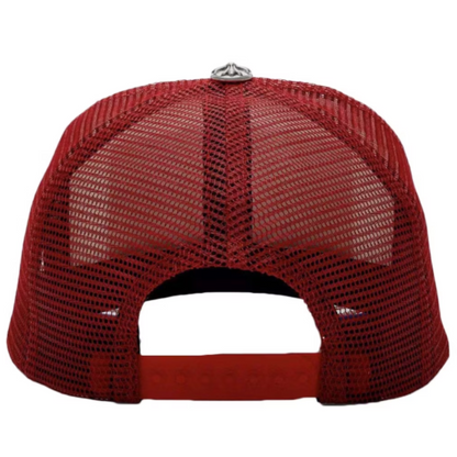Chrome Hearts Hollywood USA Trucker Hat Blue//White/Red