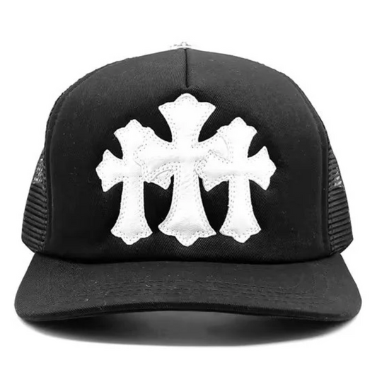 Chrome Hearts Cemetery Trucker Hat Black