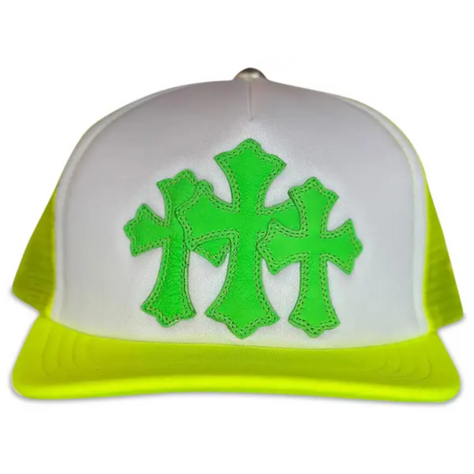 Chrome Hearts Cemetery Trucker Hat Green