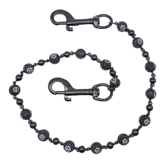 Starchain World Black 8 Ball Wallet Chain