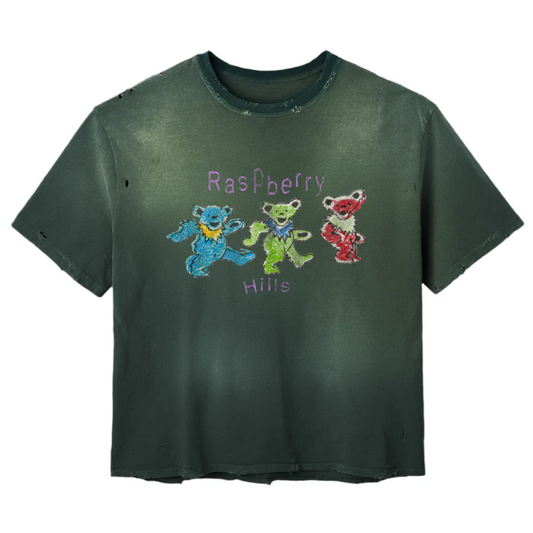 GV Gallery Raspberry Hills Grateful Berry Tee Green