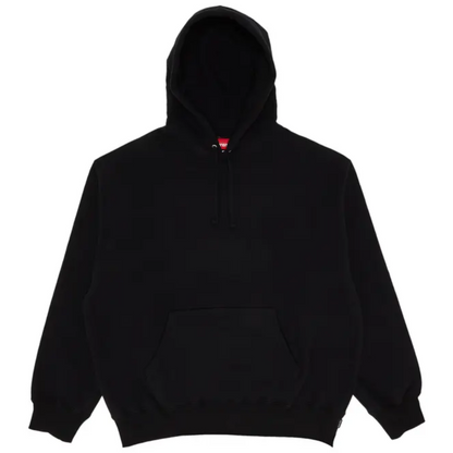 Supreme Satin Appliqué Hoodie Black