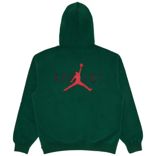 Supreme x Jordan Hoodie Green