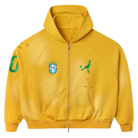 Happy Memories Don't Die HMDD Yellow Brasil Hoodie