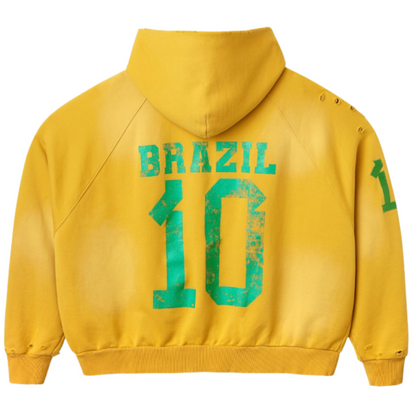 Happy Memories Don't Die HMDD Yellow Brasil Hoodie
