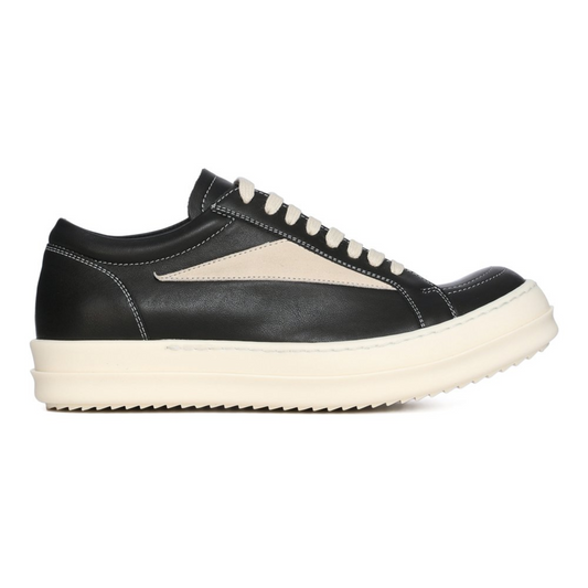 Rick Owens Vintage Sneaks Leather Black