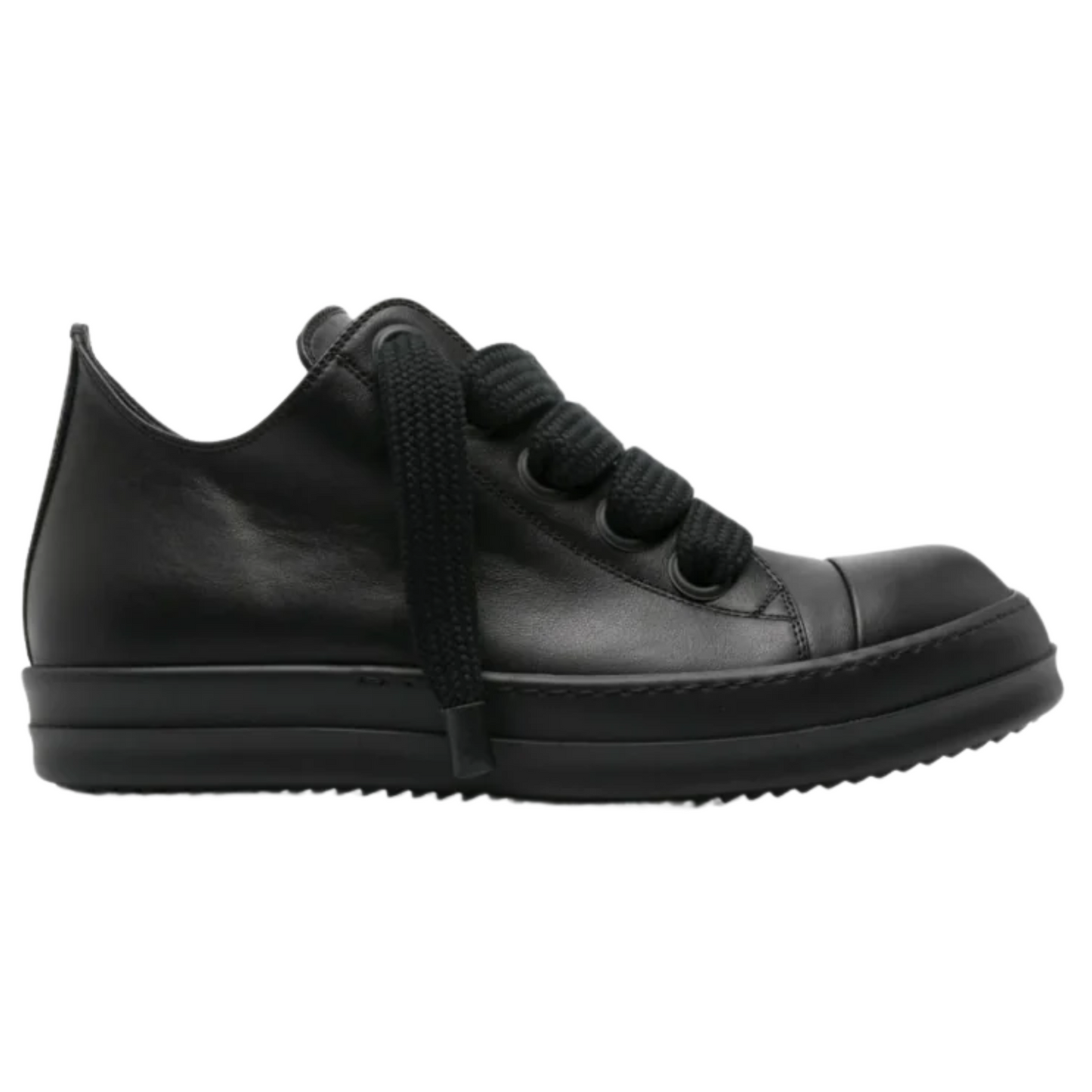 Rick Owens Ramone Low Jumbo Laces Black Out