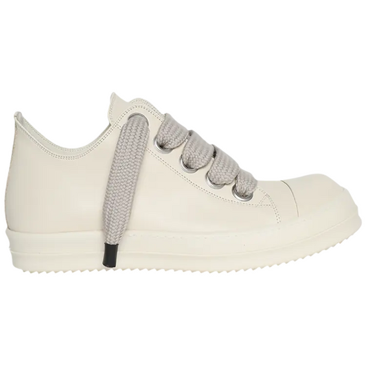 Rick Owens Ramone Low Jumbo Laces Cream