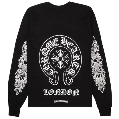 Chrome Hearts London Exclusive Long-Sleeve Tee Black