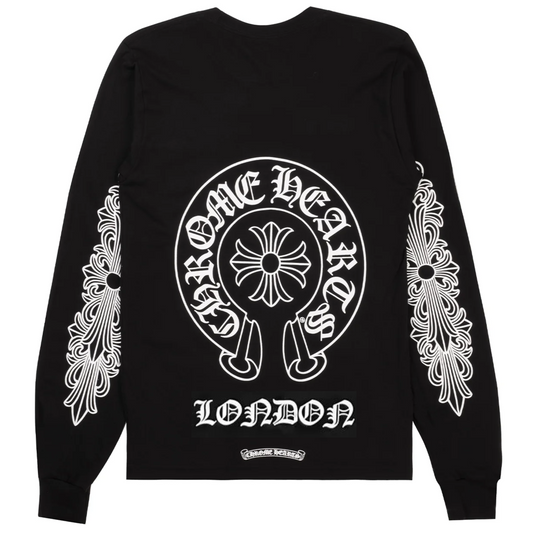 Chrome Hearts London Exclusive Long-Sleeve Tee Black