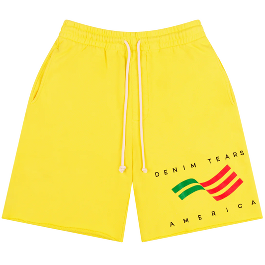 Denim Tears America Sportswear Shorts Yellow