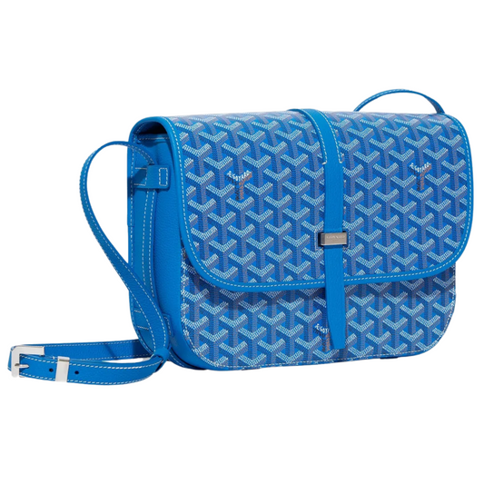Goyard Belvedere MM Bag Blue