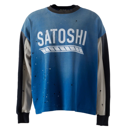 Satoshi Nakamoto Stonewashed Rider Jersey Blue