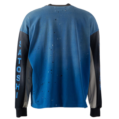 Satoshi Nakamoto Stonewashed Rider Jersey Blue