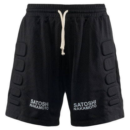 Satoshi Nakamoto Mesh Moto Shorts