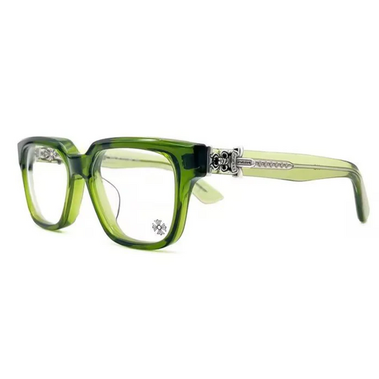 Chrome Hearts 'Vagillionaire II' Green Glasses