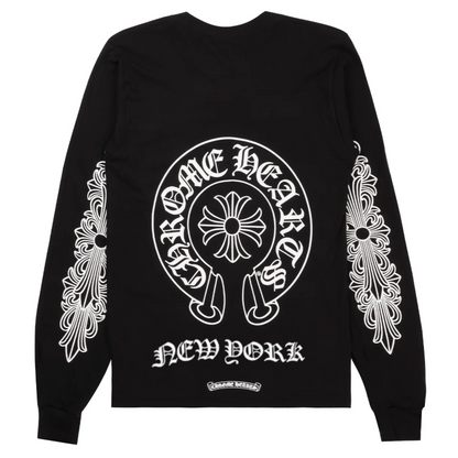 Chrome Hearts New York Exclusive Long-Sleeve Tee Black