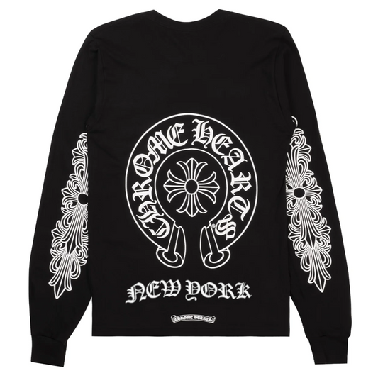 Chrome Hearts New York Exclusive Long-Sleeve Tee Black