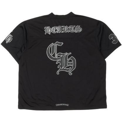 Chrome Hearts Floral Short Sleeve Jersey Black