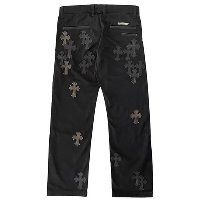 Chrome Hearts Camouflage Cross Black Chinos Jeans