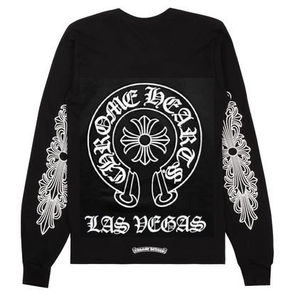 Chrome Hearts Las Vegas Exclusive Long-Sleeve Tee Black