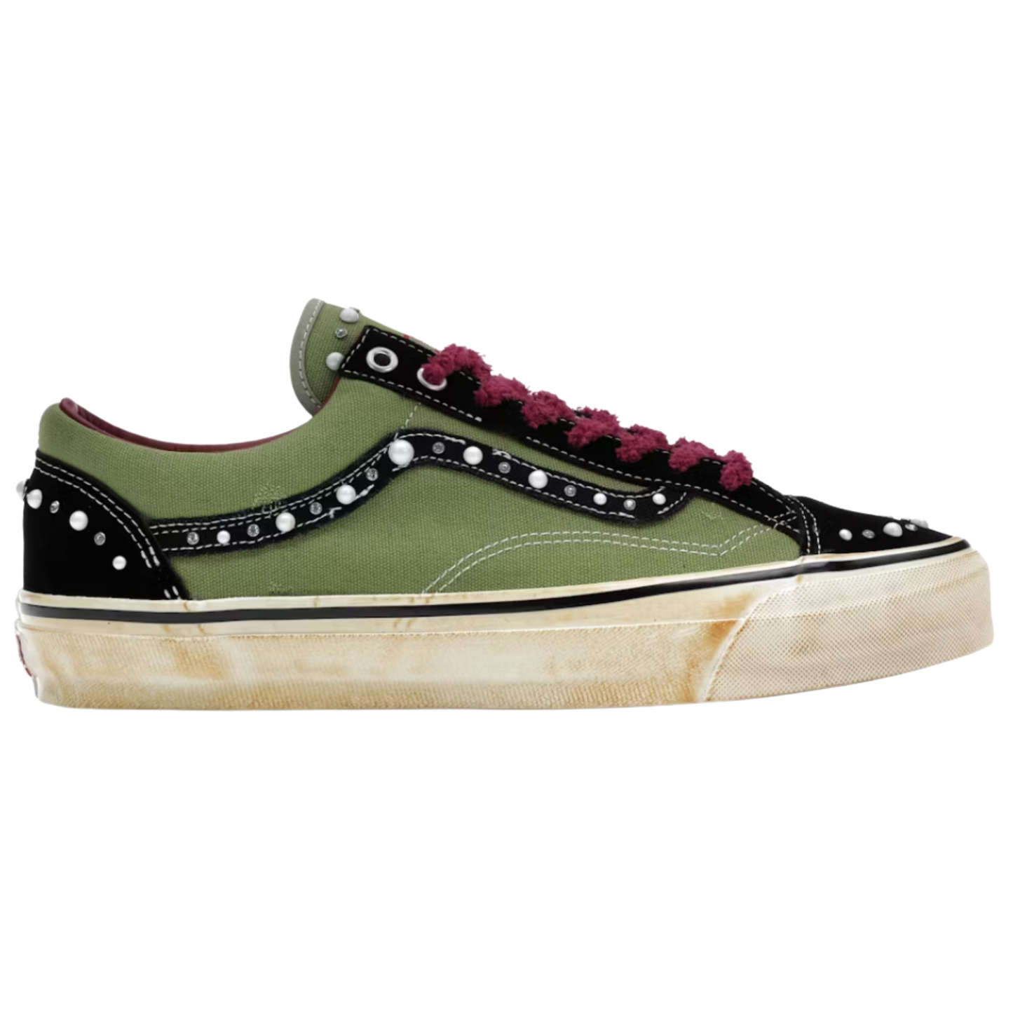 Satoshi Nakamoto Vans OTW Old Skool Reissue 36 Pearlized Army