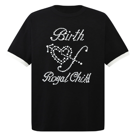 Birth of Royal Child Pearl Patchwork Tee