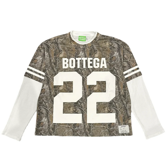 Bottega Desires War Long Sleeve Tee Camo