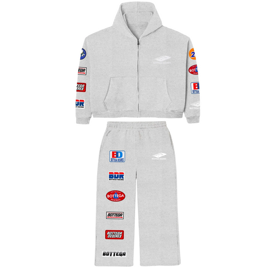Bottega Desires Patches Sweatsuit Grey