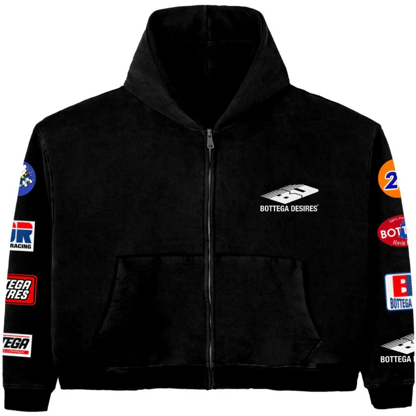 Bottega Desires Patches Sweatsuit Black