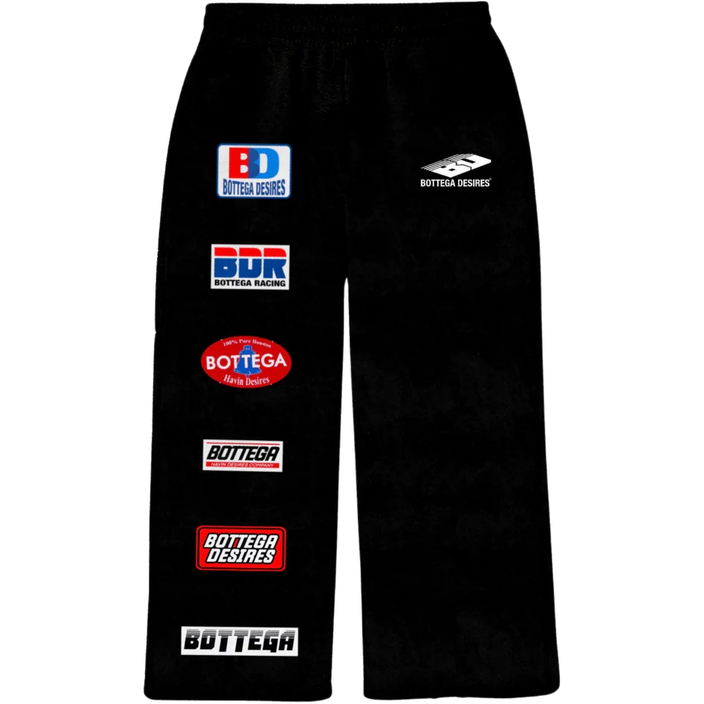 Bottega Desires Patches Sweatsuit Black