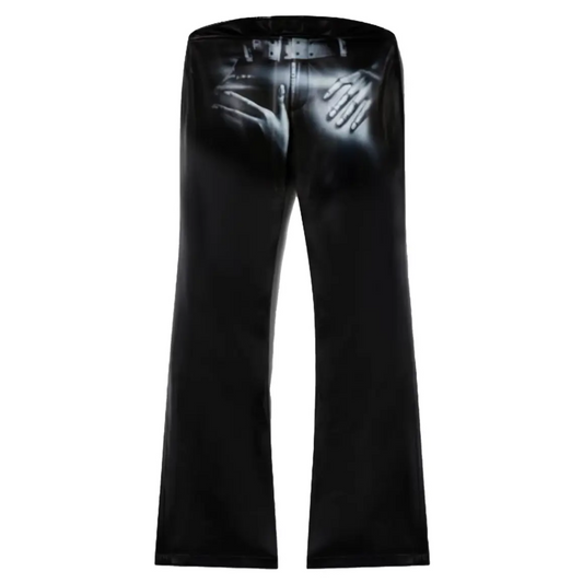 Mowalola Stone Leather Pants