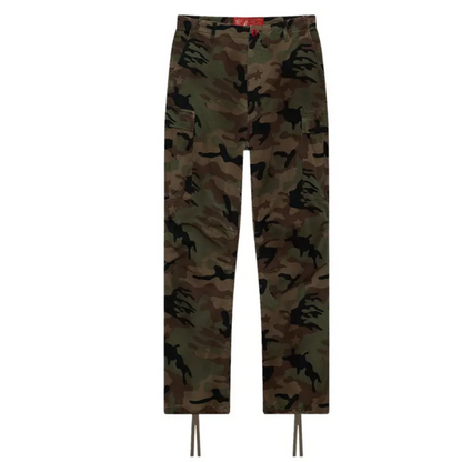 Hellstar Distressed Cargo Pants Camo