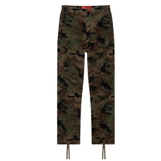 Hellstar Distressed Cargo Pants Camo
