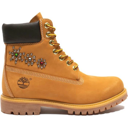 Timberland 6" Premium Boot HTC Studded Wheat