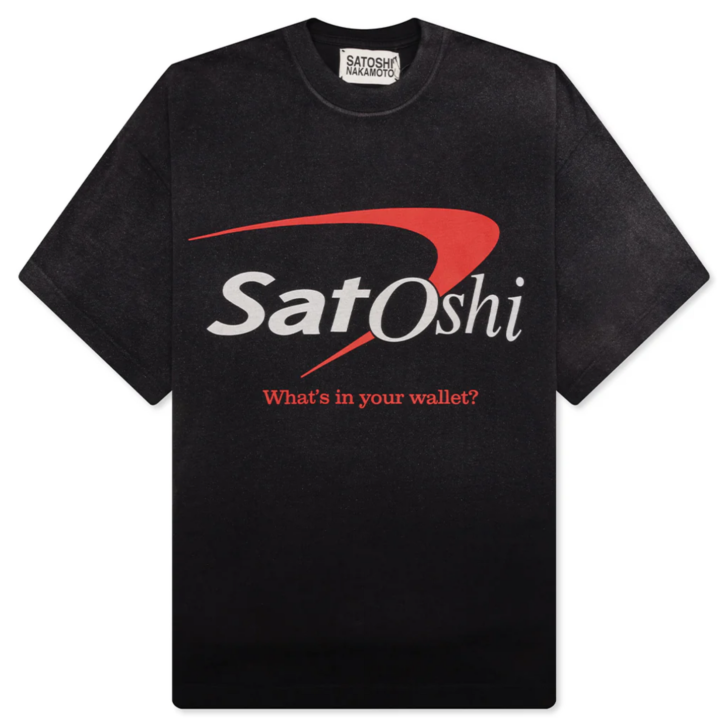 Satoshi Nakamoto Bank of Satoshi Tee Black