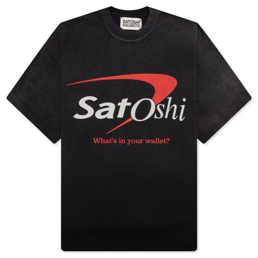 Satoshi Nakamoto Bank of Satoshi Tee Black