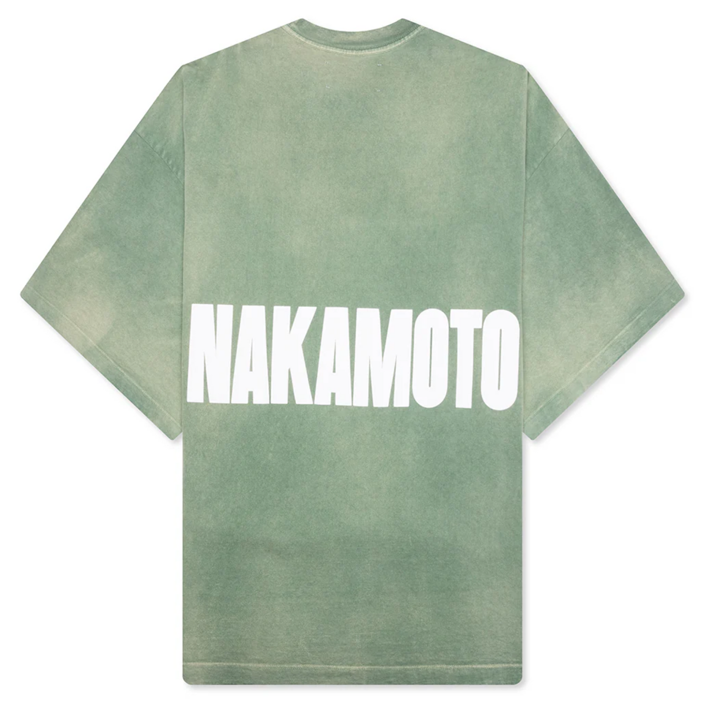 Satoshi Nakamoto Impact Logo Tee Green