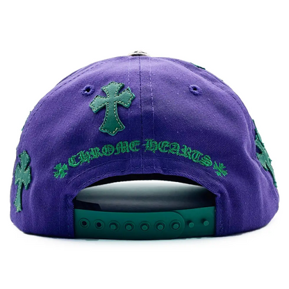 Chrome Hearts Cross Patch Cap Purple/Green