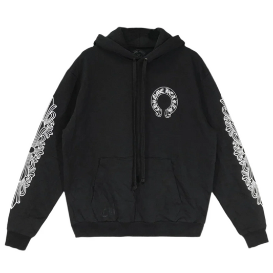 Chrome Hearts Horseshoe Logo Hoodie Black