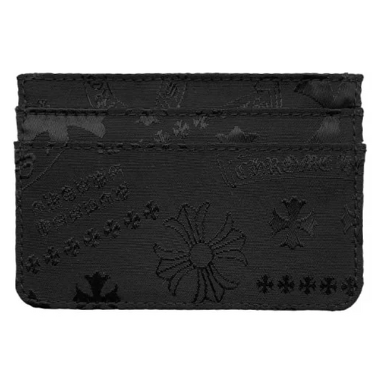 Chrome Hearts Nylon Tonal Monogram Card Holder