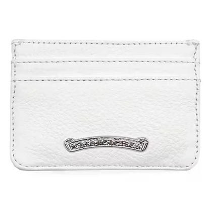 Chrome Hearts White Vine Heart Card Holder