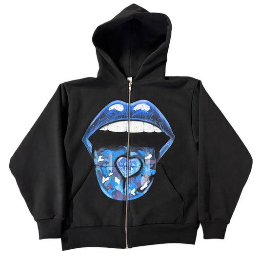 Homes!ck X2C Zip Up Hoodie Black