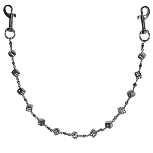 Starchain World Black Dice Wallet Chain