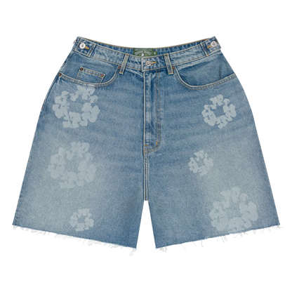 Denim Tears Laser Wreath Denim Short Blue
