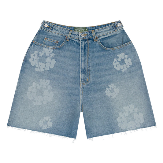 Denim Tears Laser Wreath Denim Short Blue