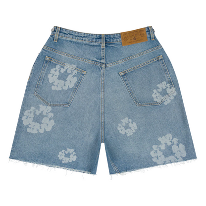 Denim Tears Laser Wreath Denim Short Blue