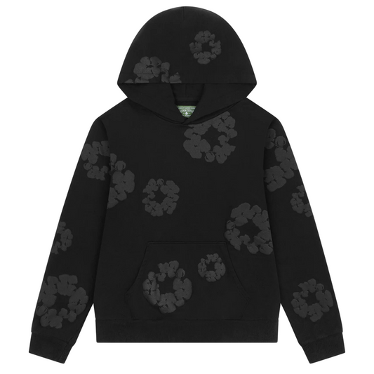 Denim Tears The Cotton Wreath Hoodie Mono Black