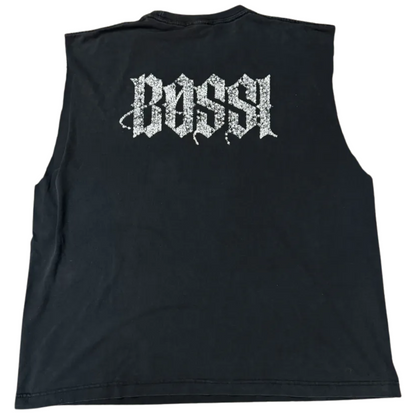 Bossi Misfits Rhinestone Vintage Cut Off Tee